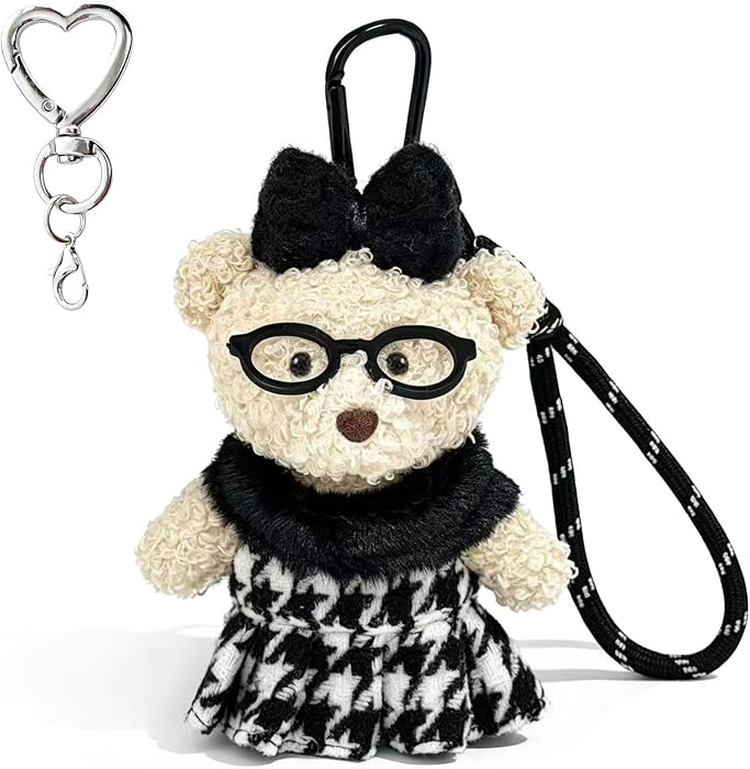 Cute Plush Bear Bag Charms for Women Handbags Backpacks Wallet, Bear Keychain | Amazon (US)