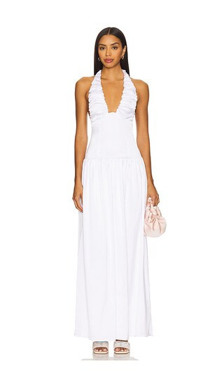 MORE TO COME x Yhasmina Ferrara Gracy Maxi Dress in White. - size M | Revolve Clothing (Global)