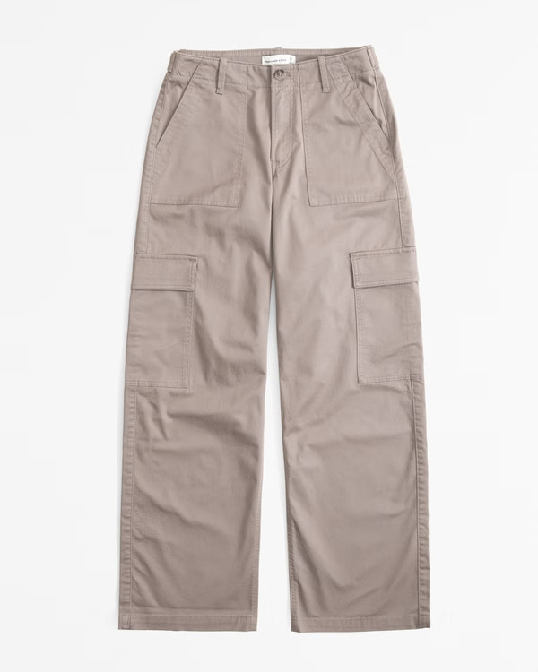 Women's Low Rise Loose Cargo Pant | Women's Clearance | Abercrombie.com | Abercrombie & Fitch (US)
