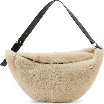 Luna Genuine Shearling Shoulder Bag | Nordstrom
