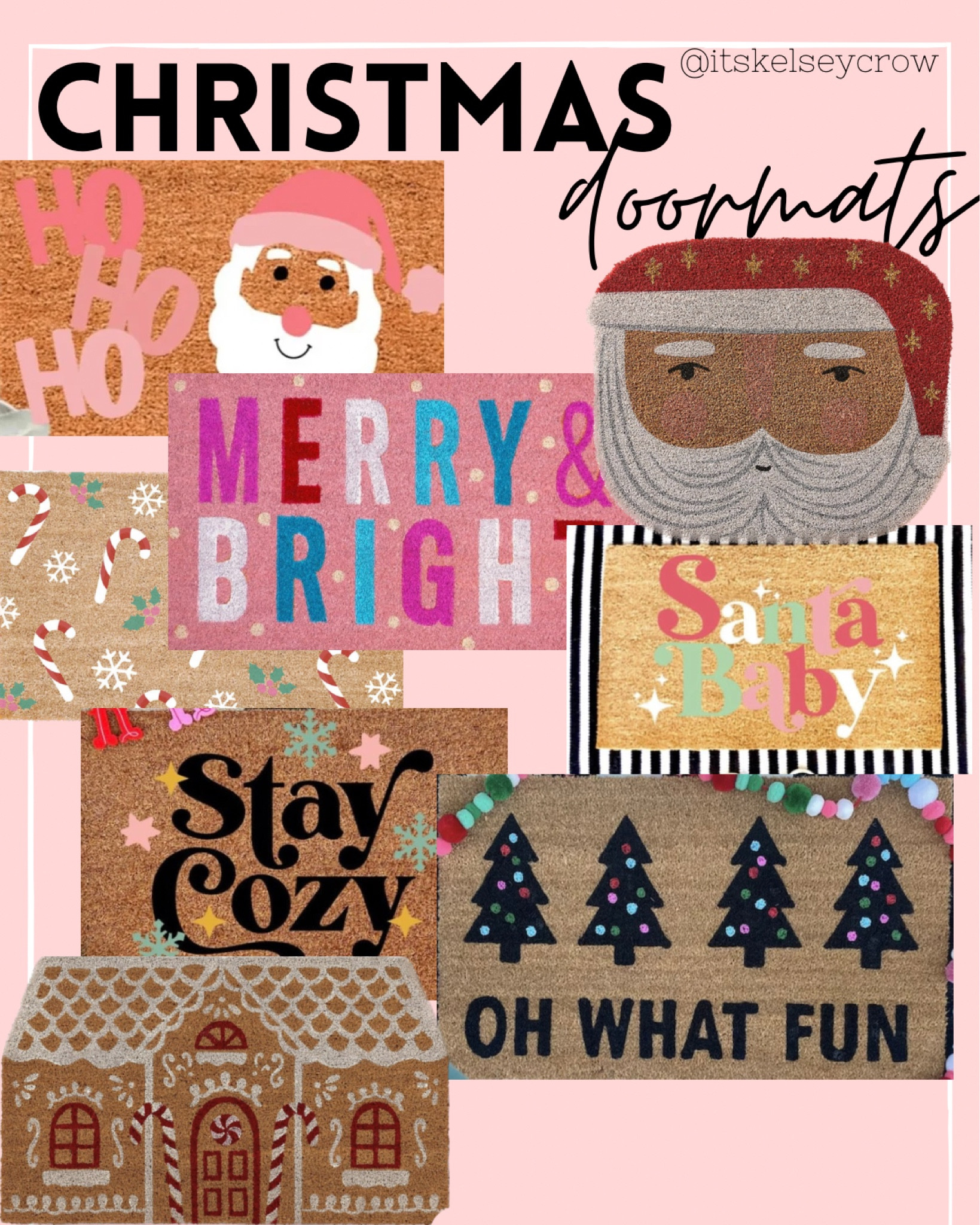 Christmas decor
Christmas doormats
Outdoor decor
Home decor
Holidays
Santa
Pink Christmas

#LTKHoliday #LTKSeasonal #LTKhome