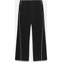 Zara - Contrast Piping Technical Pants - Black - L - Woman | Zara US