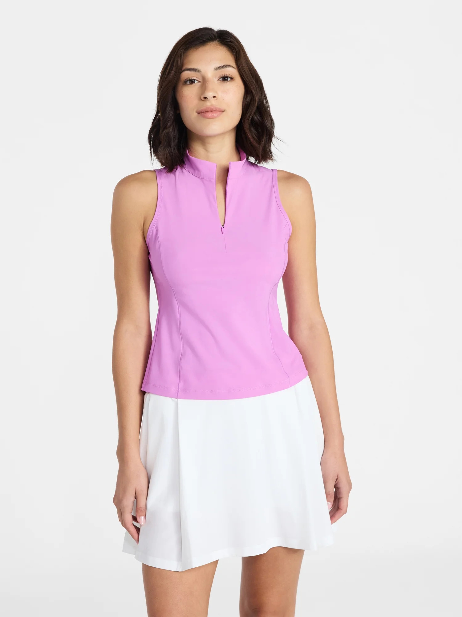 Avia Women's Tricot Half Zip Tank Top, Sizes XS-XXXL | Walmart (US)
