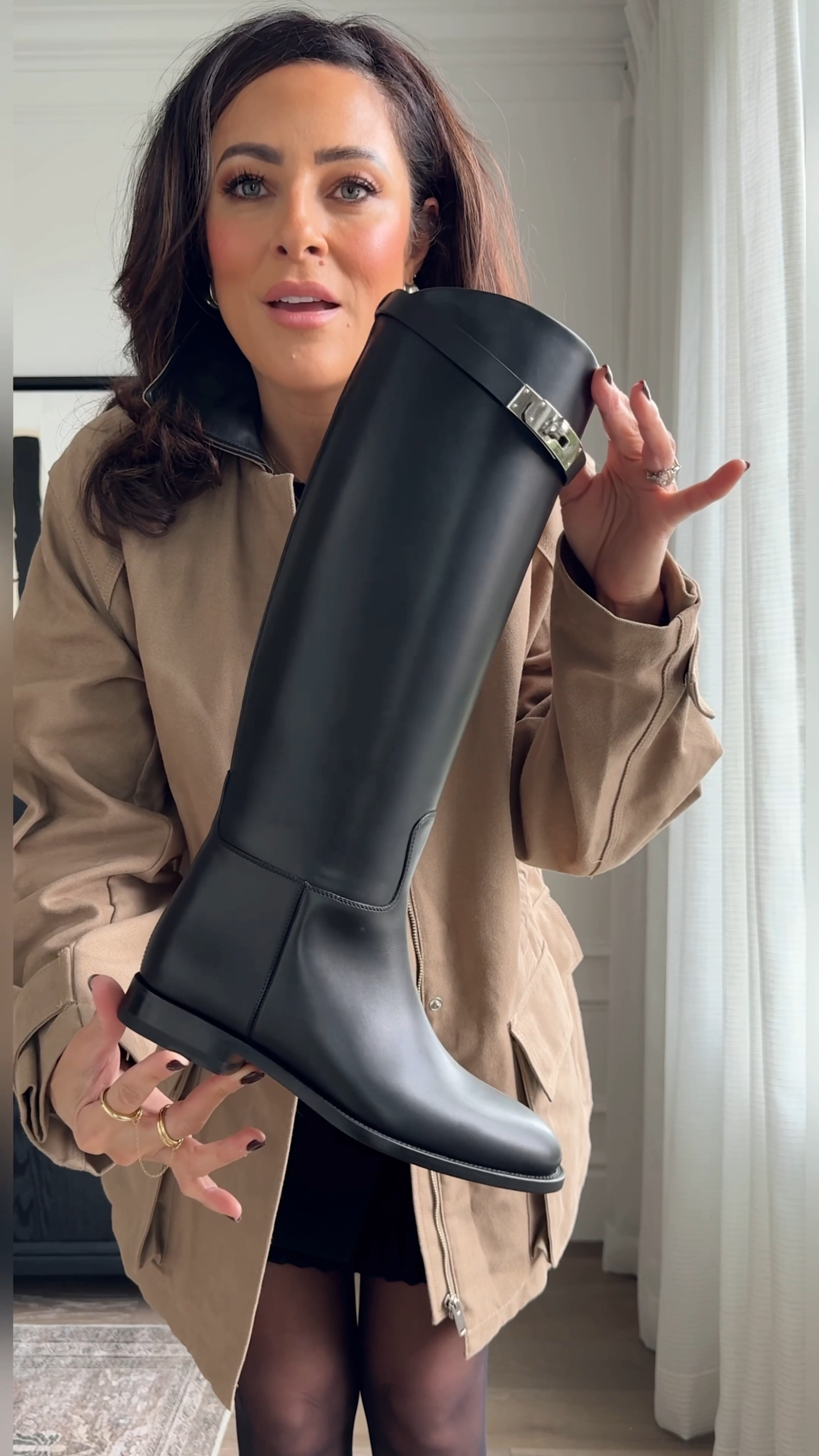 My exact boots are the Hermes Jumping Boots but I linked similars for way less and more barn jackets at every price! 
Jacket XS, runs generous 
Skirt size down
Boots tts
Loafers tts

#LTKSeasonal #LTKStyleTip #LTKVideo