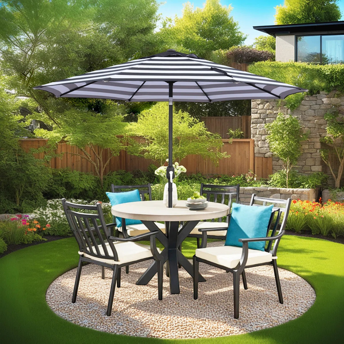 Jaida 108'' Tilt Market Umbrella | Wayfair North America