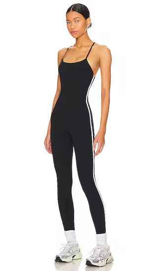 Amber Airweight Jumpsuit in Black & White | Revolve Clothing (Global)