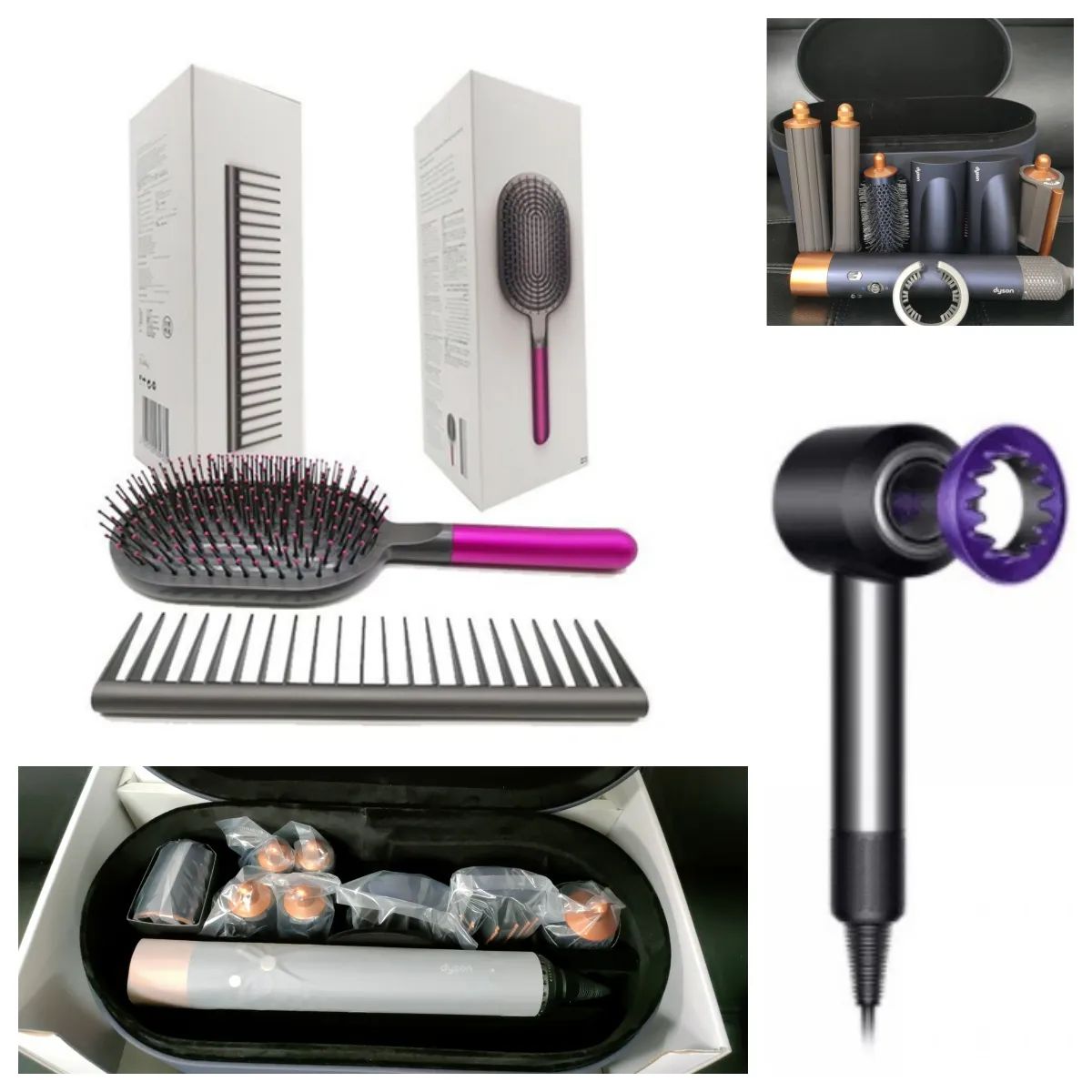 Dupe Hair Comb No Fan Vacuum Hair Dryer 6Heads 8Heads Air Wrap Professional Salon Tools Blow Heat... | DHGate