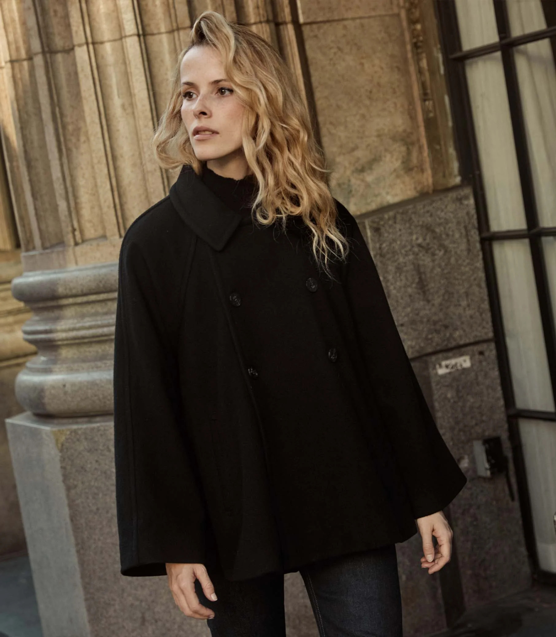 Nantucket Coat - Black | DÔEN | DOEN