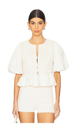 Corinne Top in Vanilla | Revolve Clothing (Global)