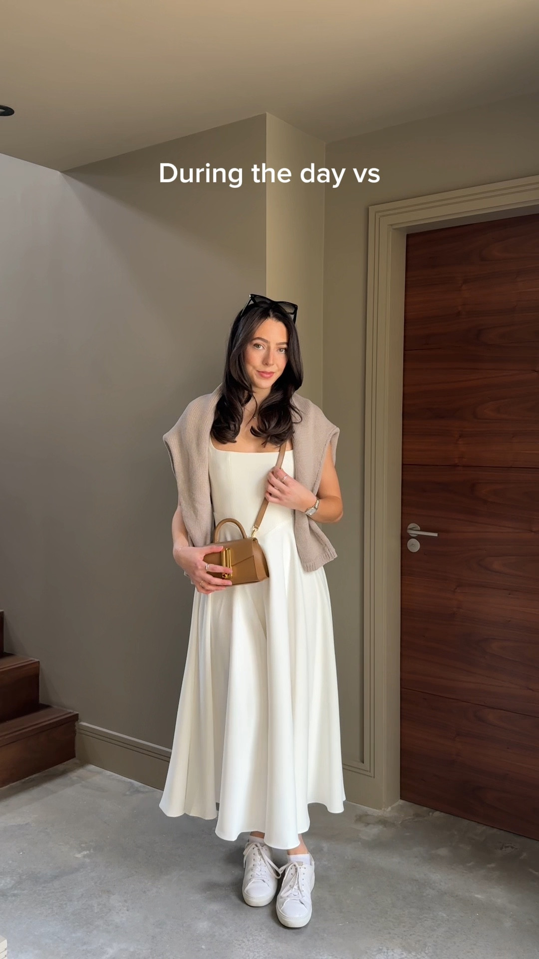 Day vs night styling 🤍 linked the exact dress below - I wear size small! Odd Muse, spring outfits, white midi dress, summer dress, spring dress 

#LTKWedding #LTKSeasonal #LTKootd