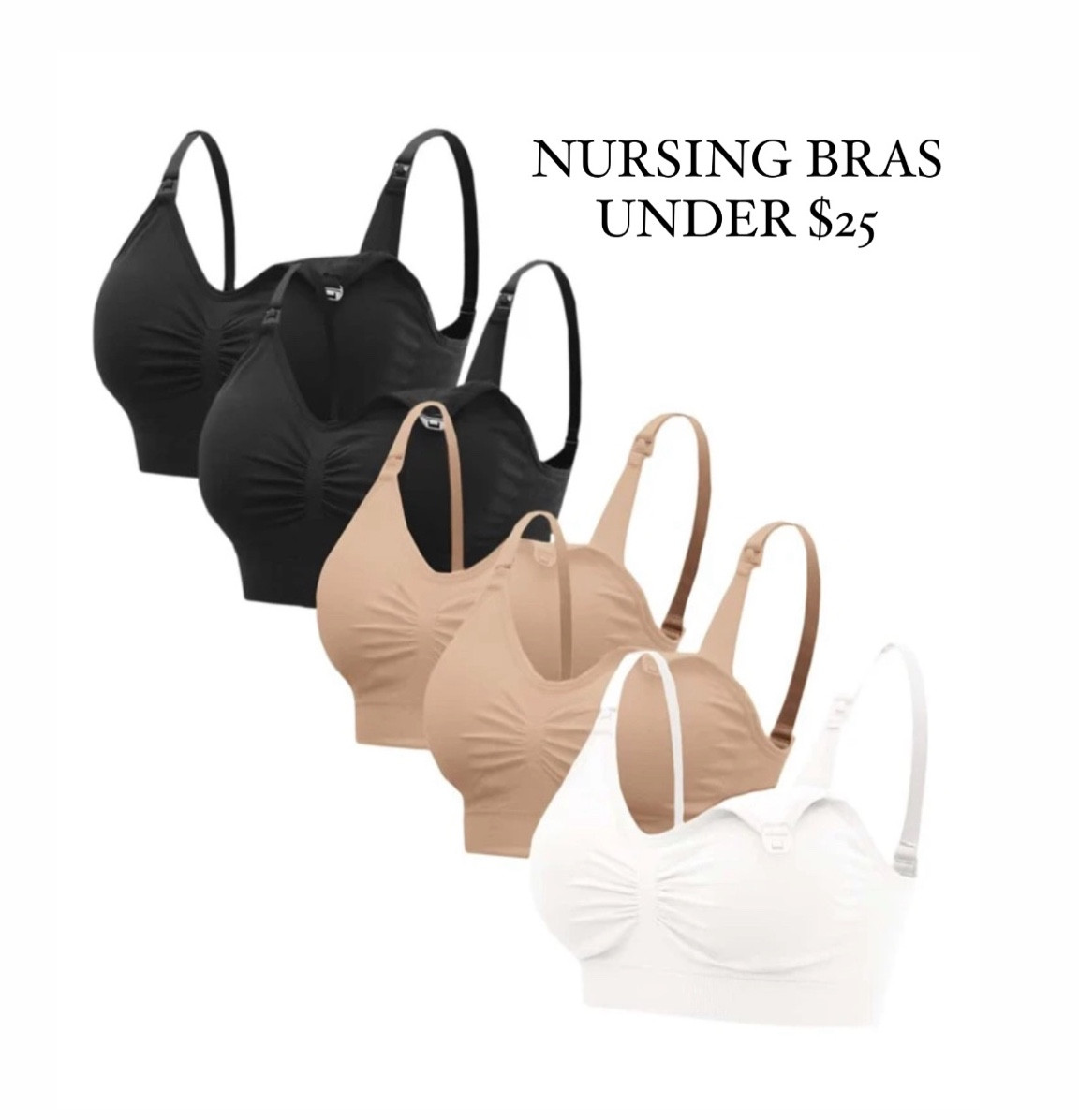 Nursing Bras under $25

#LTKBaby #LTKBump #LTKFindsUnder50