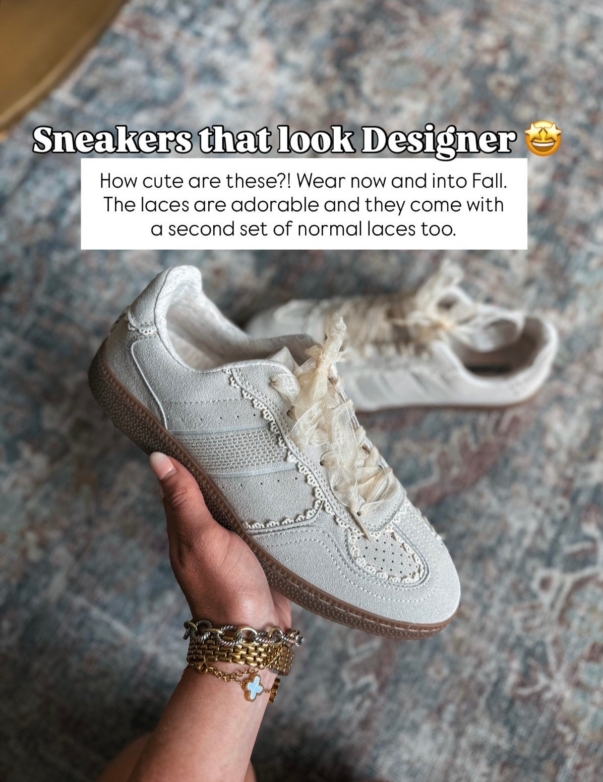 The cutest look for less sneakers! Perfect for any spring outfit 🌸🌺

#LTKgrwm #LTKootd #LTKmomlife
