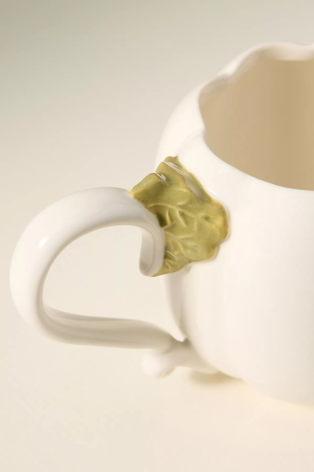 Figural Pumpkin Glazed Stoneware Mug | Anthropologie (US)