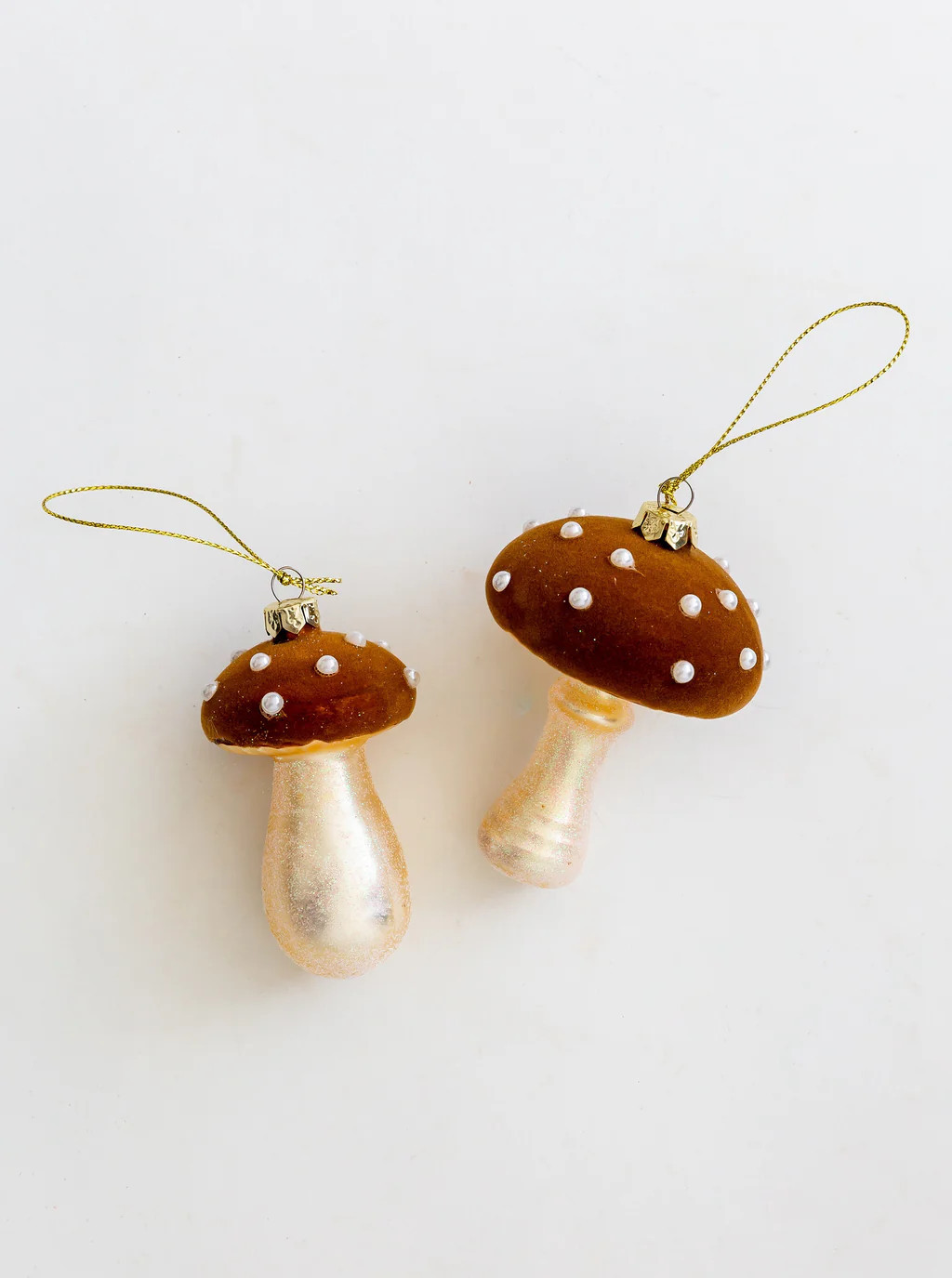 Beaded Mushroom Ornaments | House of Jade Home