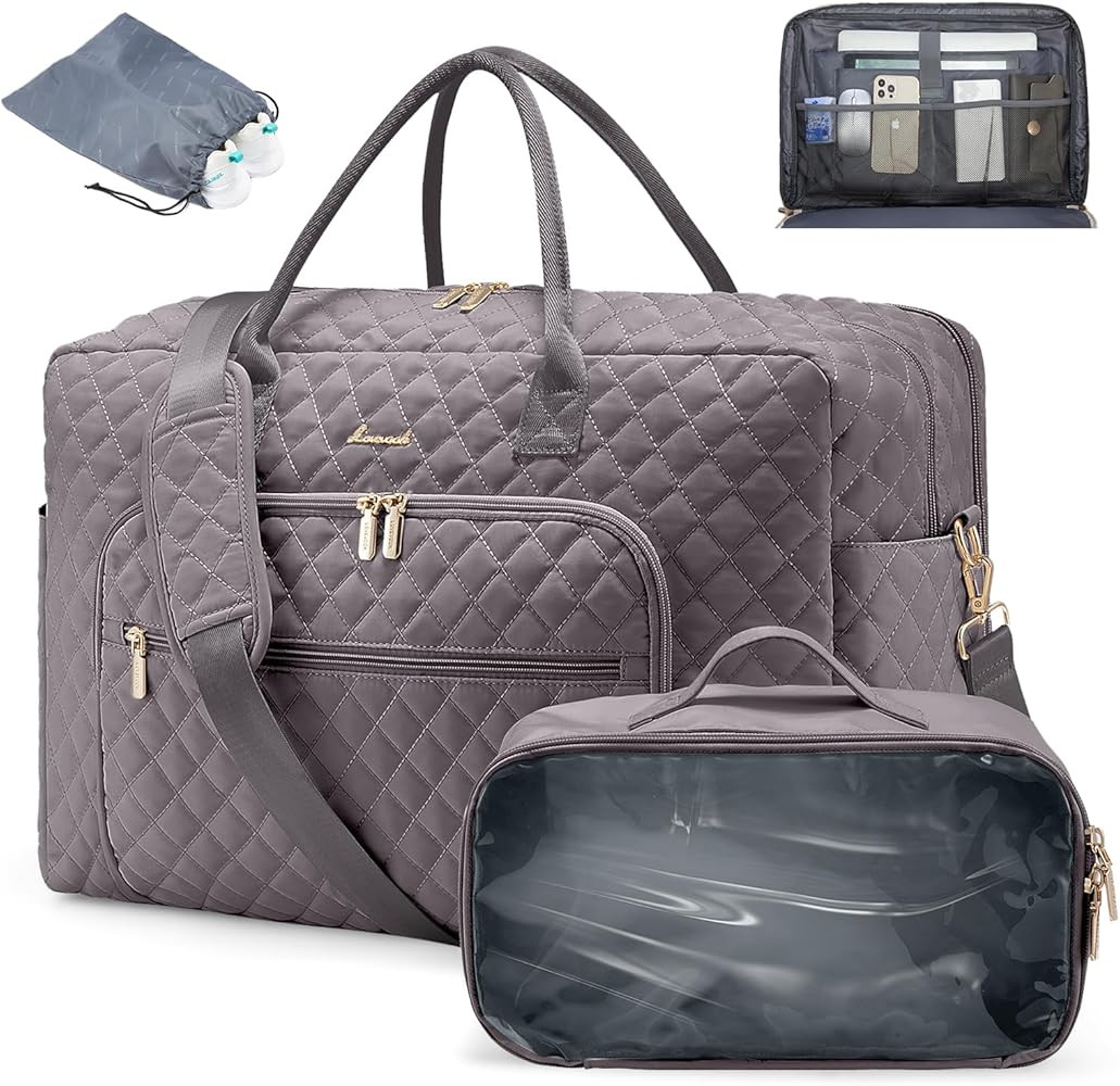 LOVEVOOK Travel Duffle Bag - Women's Weekender Carry On Overnight Laptop & Gym Bag With Toiletry/... | Amazon (US)