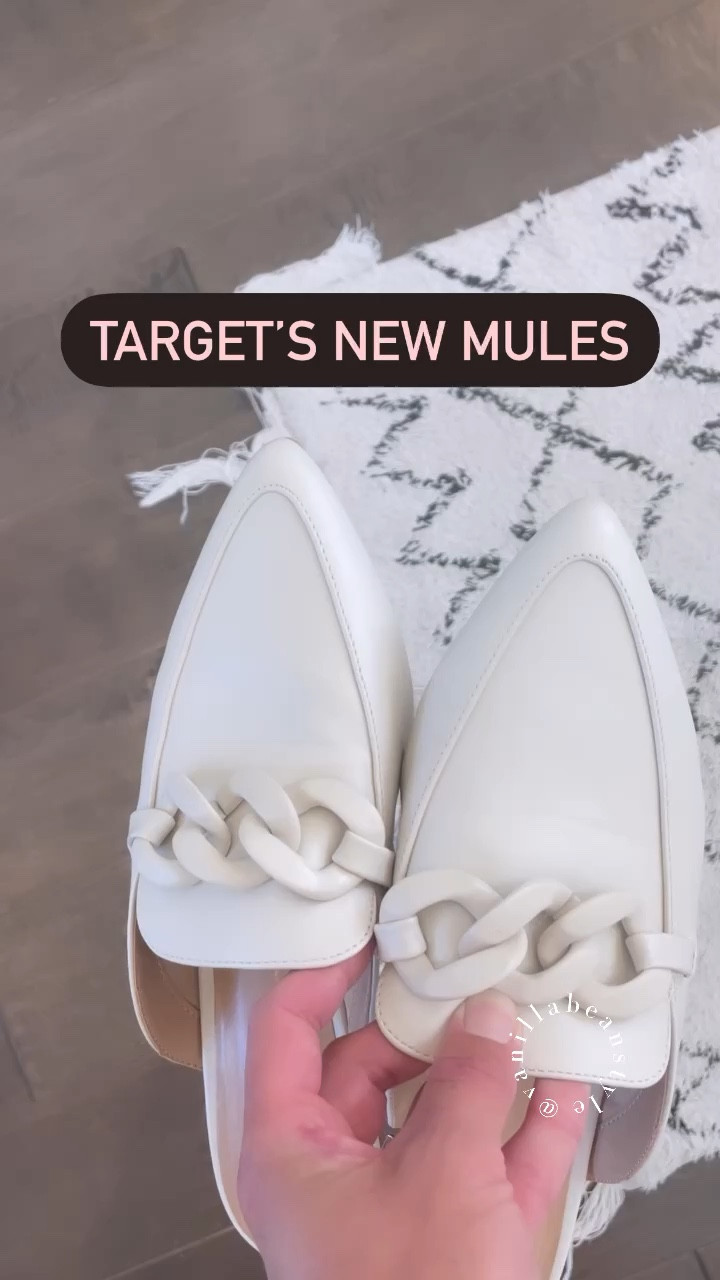 White clearance mules target