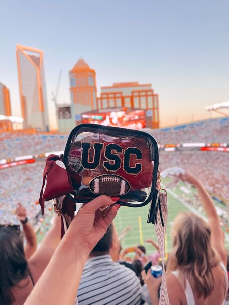 Game day purse! Fully customizable! Use code mo10 for 10% off! 

Football outfit 
Game day outfit 
Clear bag 
Clear purse 

#LTKunder50 #LTKFind #LTKstyletip