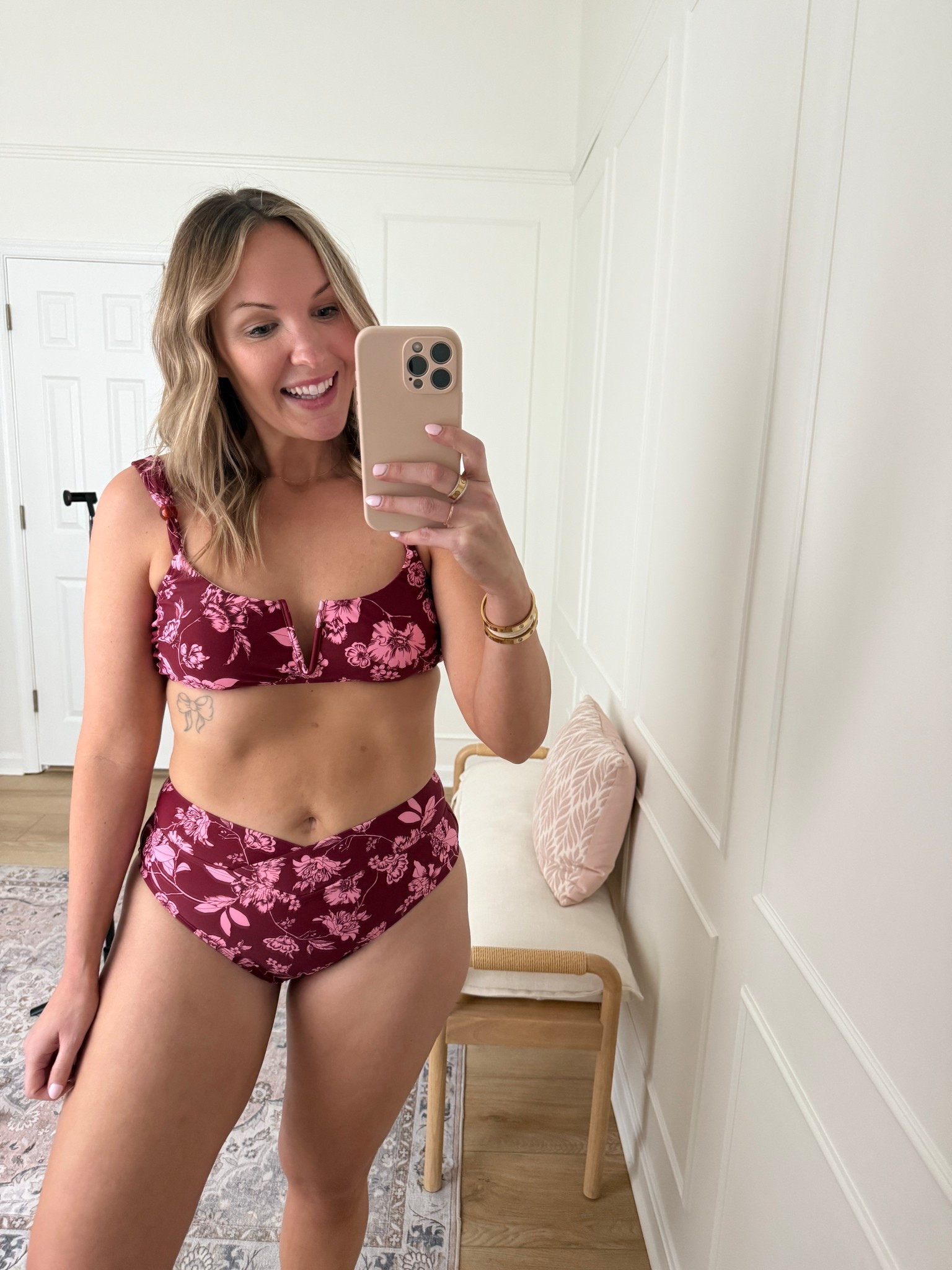 New summer swimsuits! Wearing a size large in bottom and med top  - vacation - resort wear - bikini 

#LTKTravel #LTKMidsize #LTKSeasonal