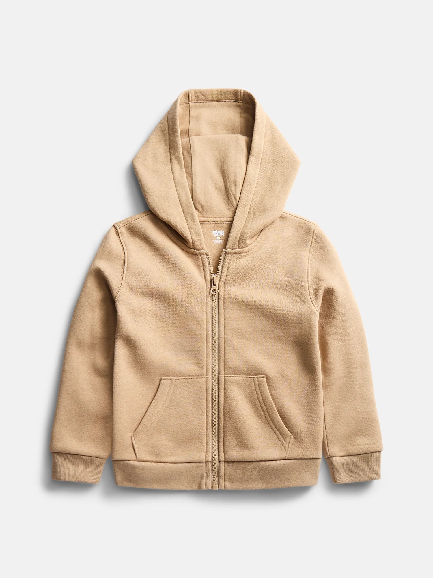 Wonder Nation Baby Boys Fleece Zip Up Hoodie, Sizes 0-24M | Walmart (US)
