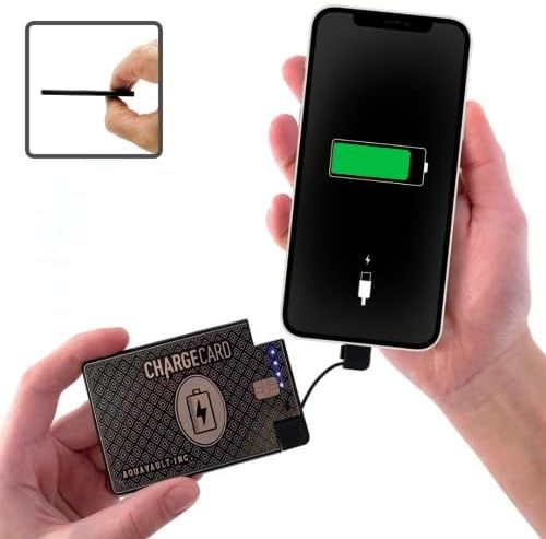 Amazon.com: ChargeCard. Ultra-Thin Credit Card Sized Portable Charger & Battery Bank. (2300mAh/ 1... | Amazon (US)