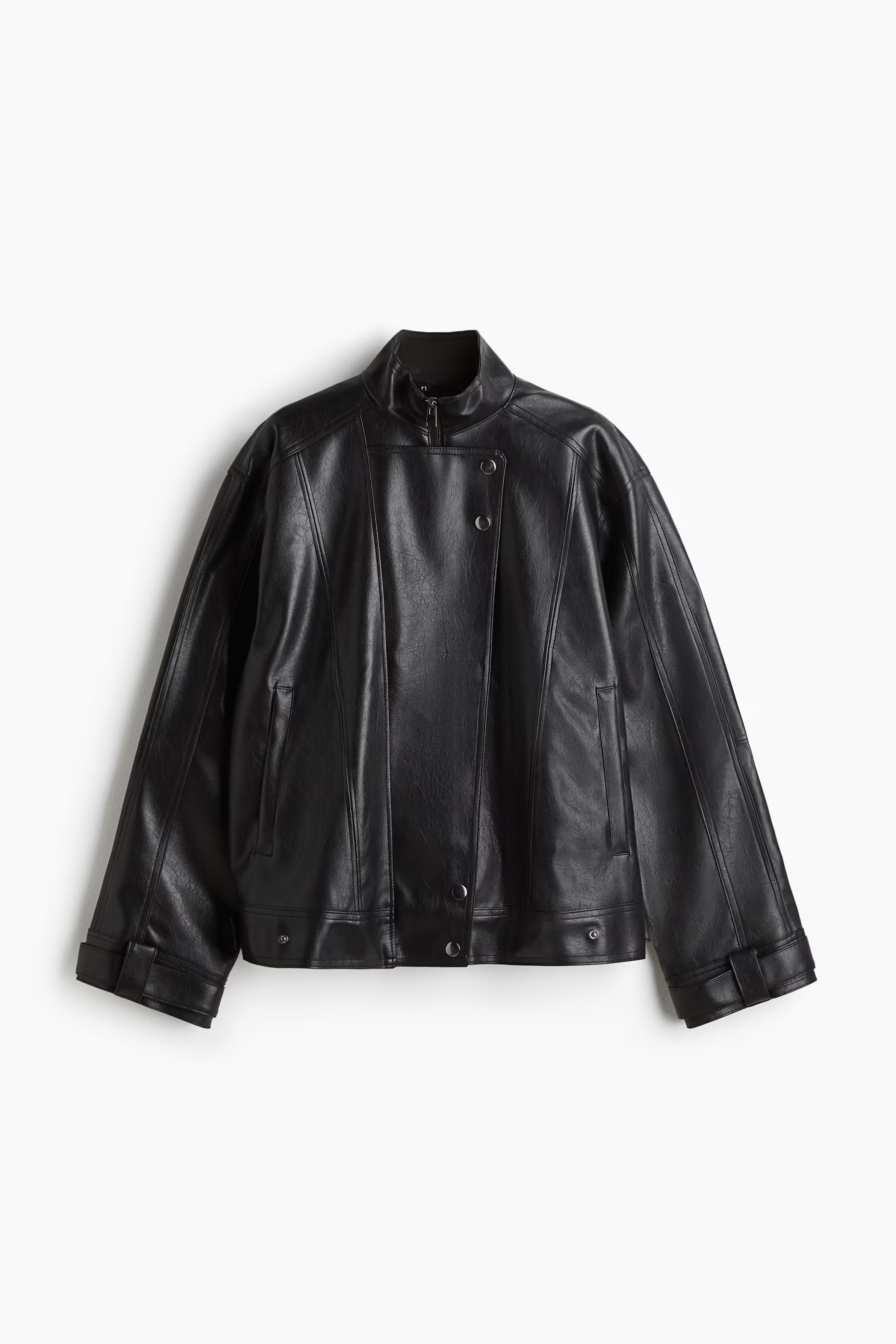 Oversized biker jacket | H&M (UK, MY, IN, SG, PH, TW, HK)