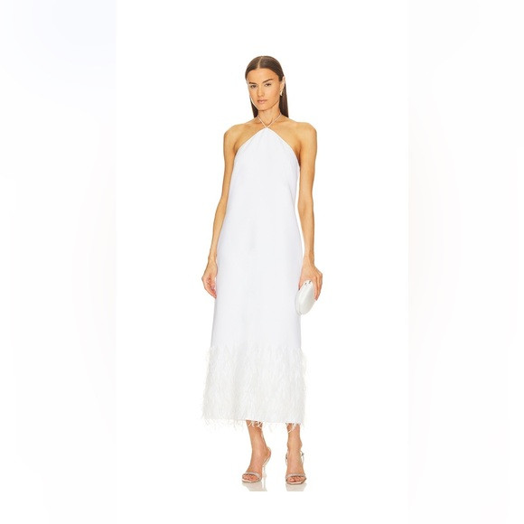 White Feather Dress by Alexis | Poshmark