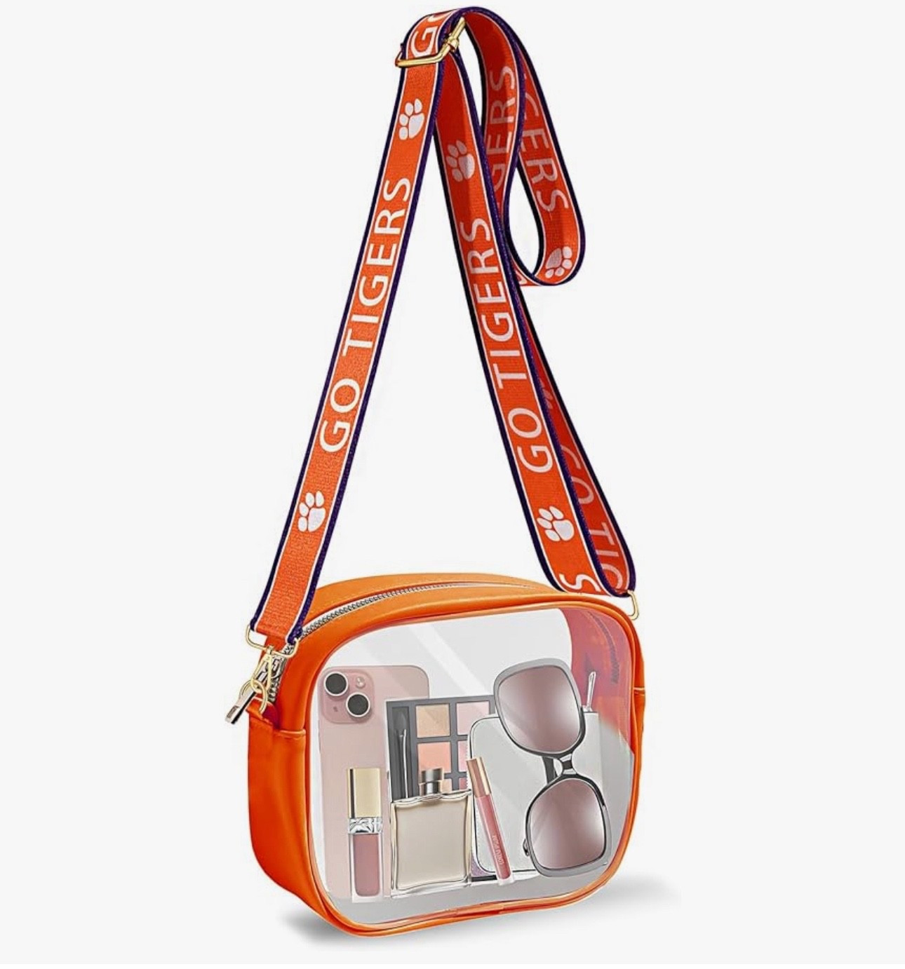 The perfect Clemson football clear bag purse for game days! #football #clemson 

#LTKStyleTip #LTKFindsUnder50 #LTKFamily