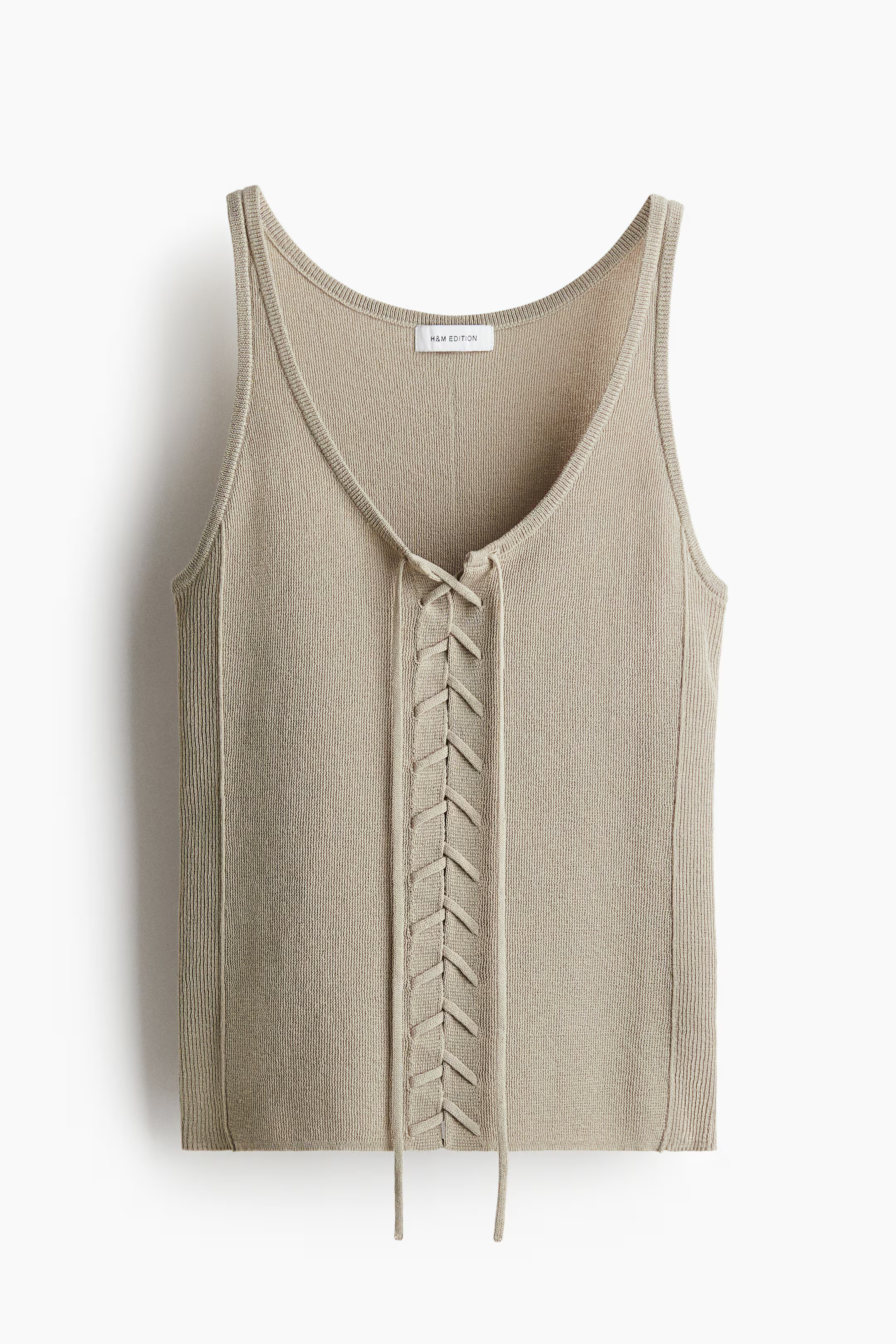 Lacing-detail vest top | H&M (UK, MY, IN, SG, PH, TW, HK)