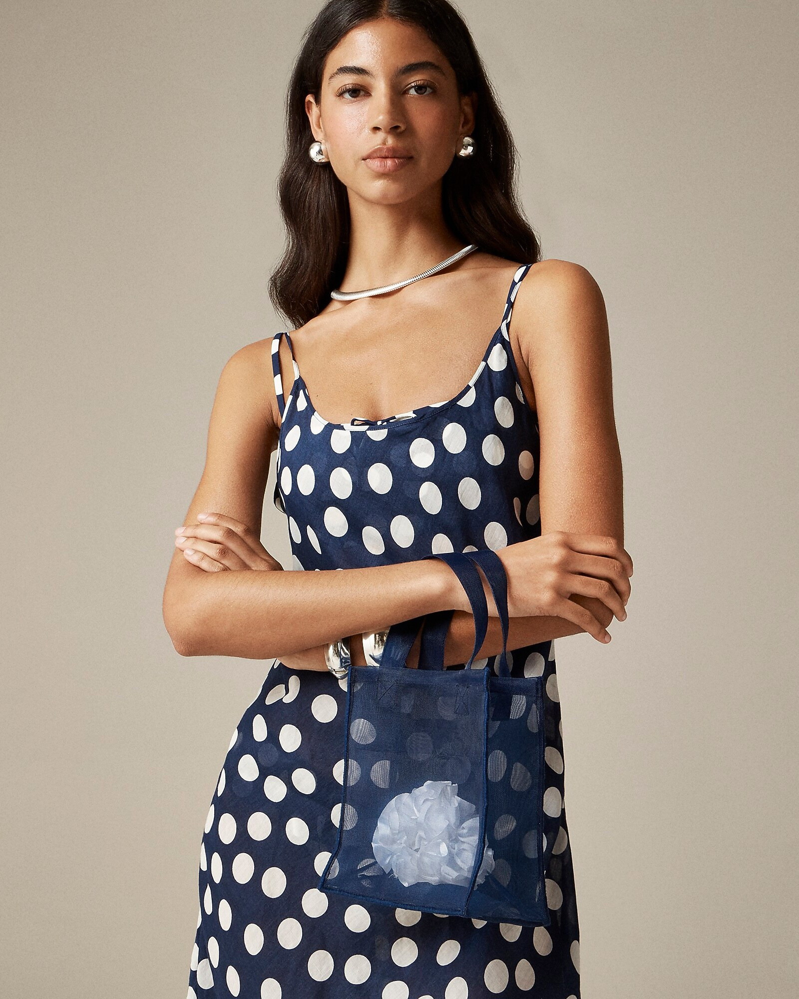 Maryam Nassir Zadeh X J.Crew birthday bag in mesh | J. Crew US