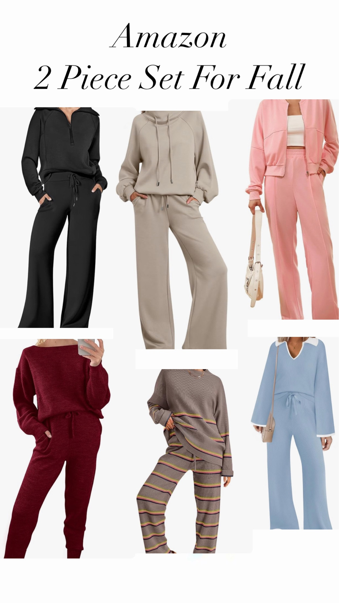 Comfy sets from Amazon for fall / winter 

#LTKSaleAlert #LTKActive #LTKHoliday