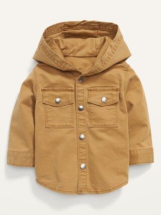 Unisex Hooded Workwear Shacket for Baby | Old Navy (US)