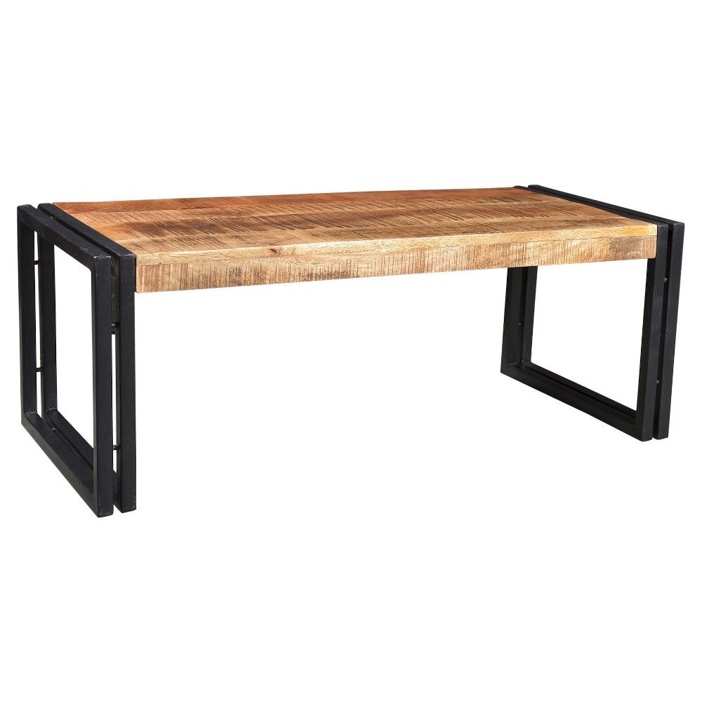 Handcrafted Reclaimed Wood Coffee Table - (16H x 42W x 20D) - Natural - Timbergirl | Target