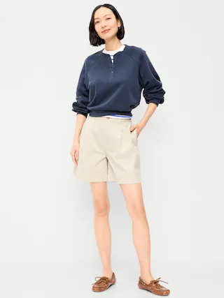 High-Waisted OGC Chino Shorts -- 6-inch inseam | Old Navy (US)