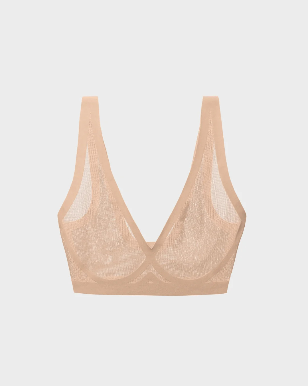 Champagne Wireless Mesh Bra for Women | EBY | EBY (US)