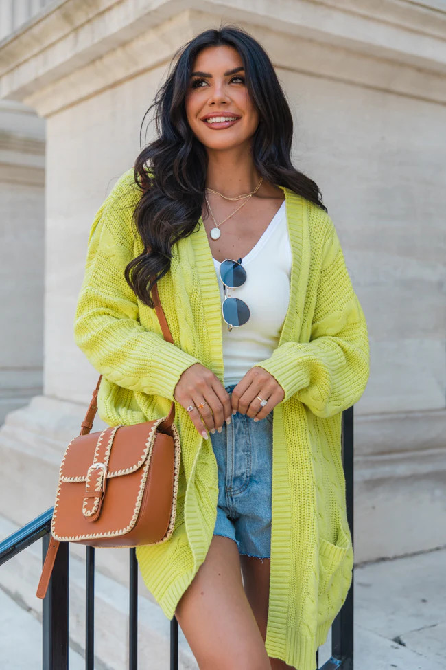 Won't Change My Heart Matcha Cardigan SALE | Pink Lily