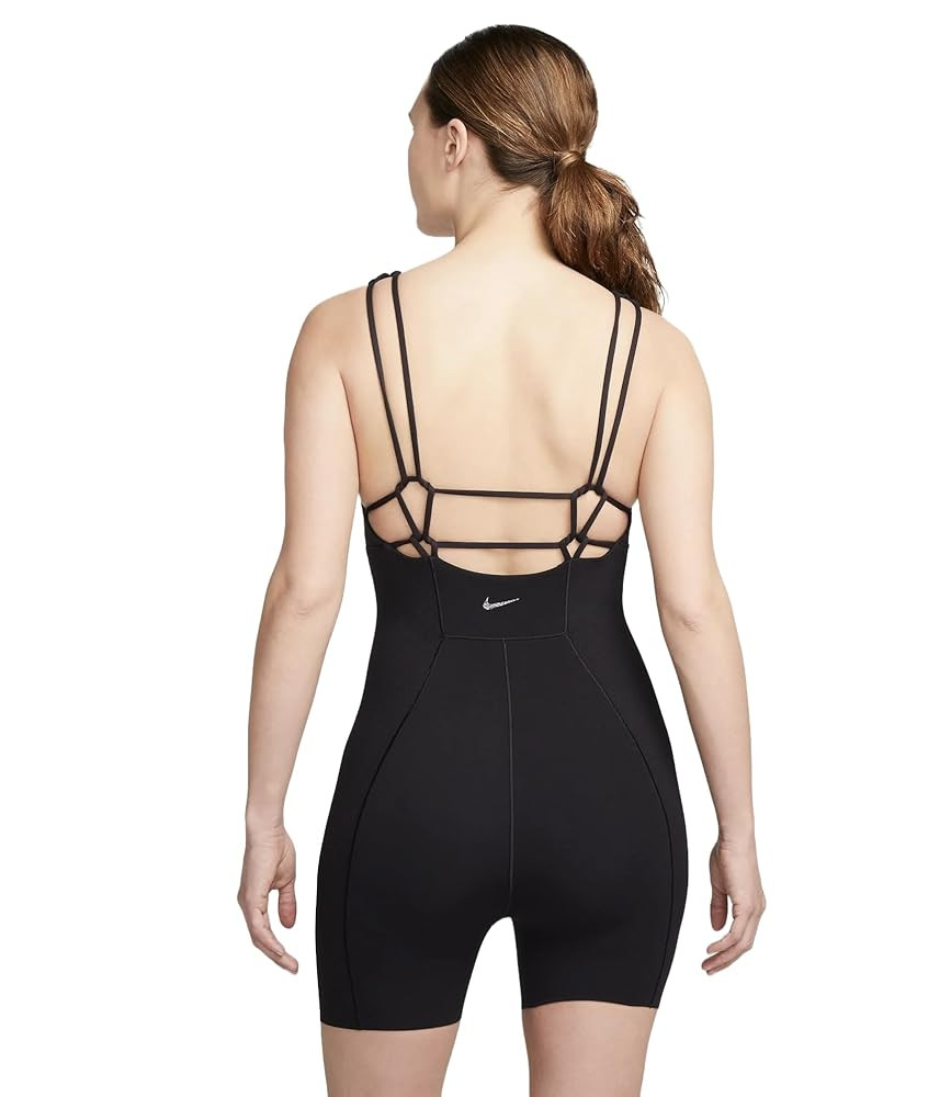 Nike Yoga Dri-FIT Luxe Women's 5" Jumpsuit, Black, Medium | Amazon (US)