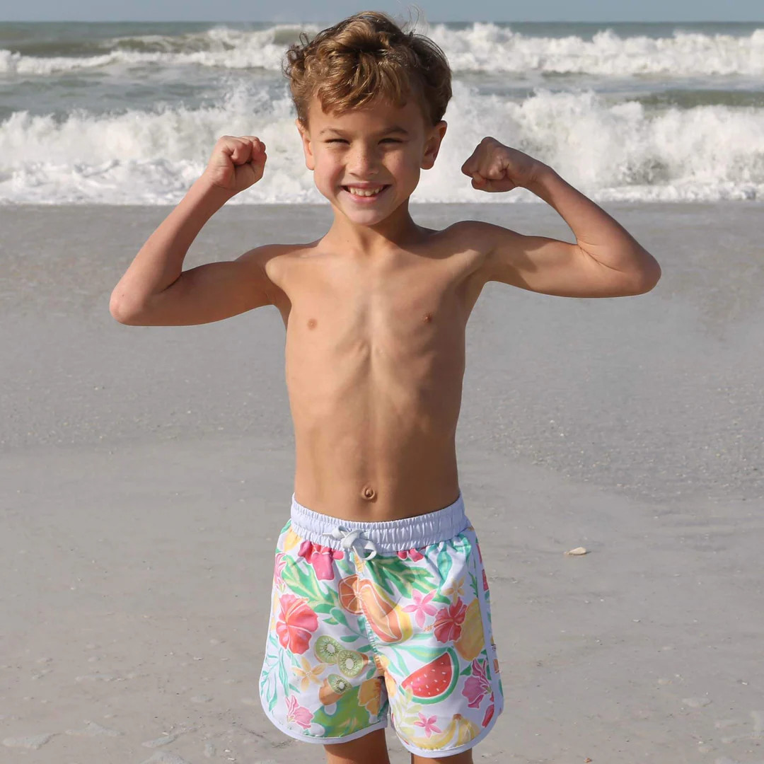 Boy's Swim Trunks | Tropical Paradise | Caden Lane