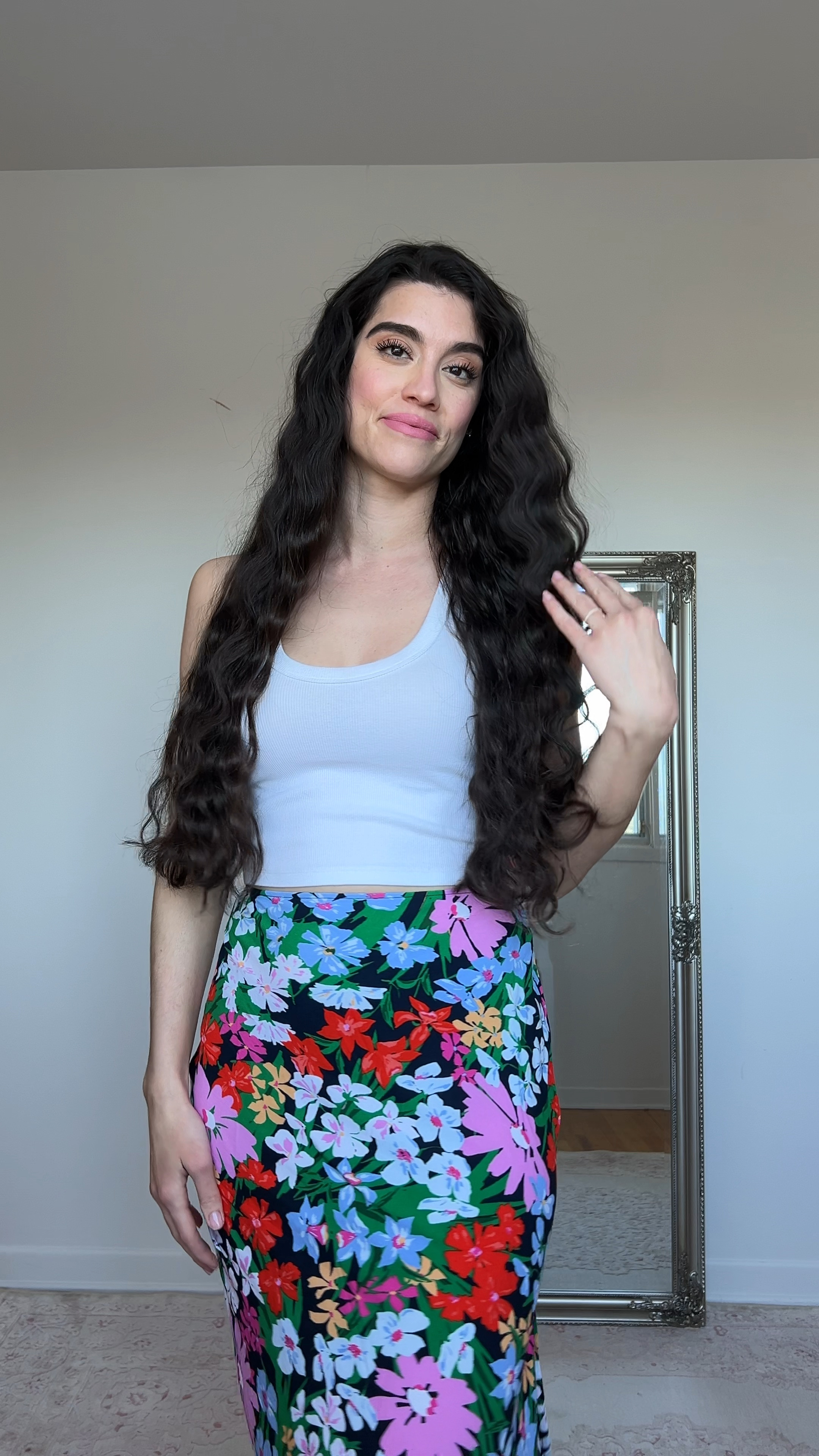 Hawaii outfit Inspo 
Resort wear outfit 
Floral skirt , white tank top 

#LTKSeasonal #LTKfindsunder50 
#LTKfindsunder100 #LTKstyletip #LTKsalealert #LTKtravel 