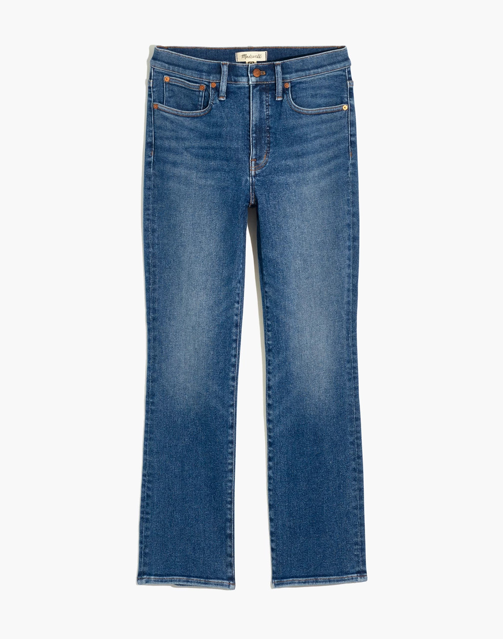 Slim Demi-Boot Jeans in Danville Wash: Ripped Edition | Madewell