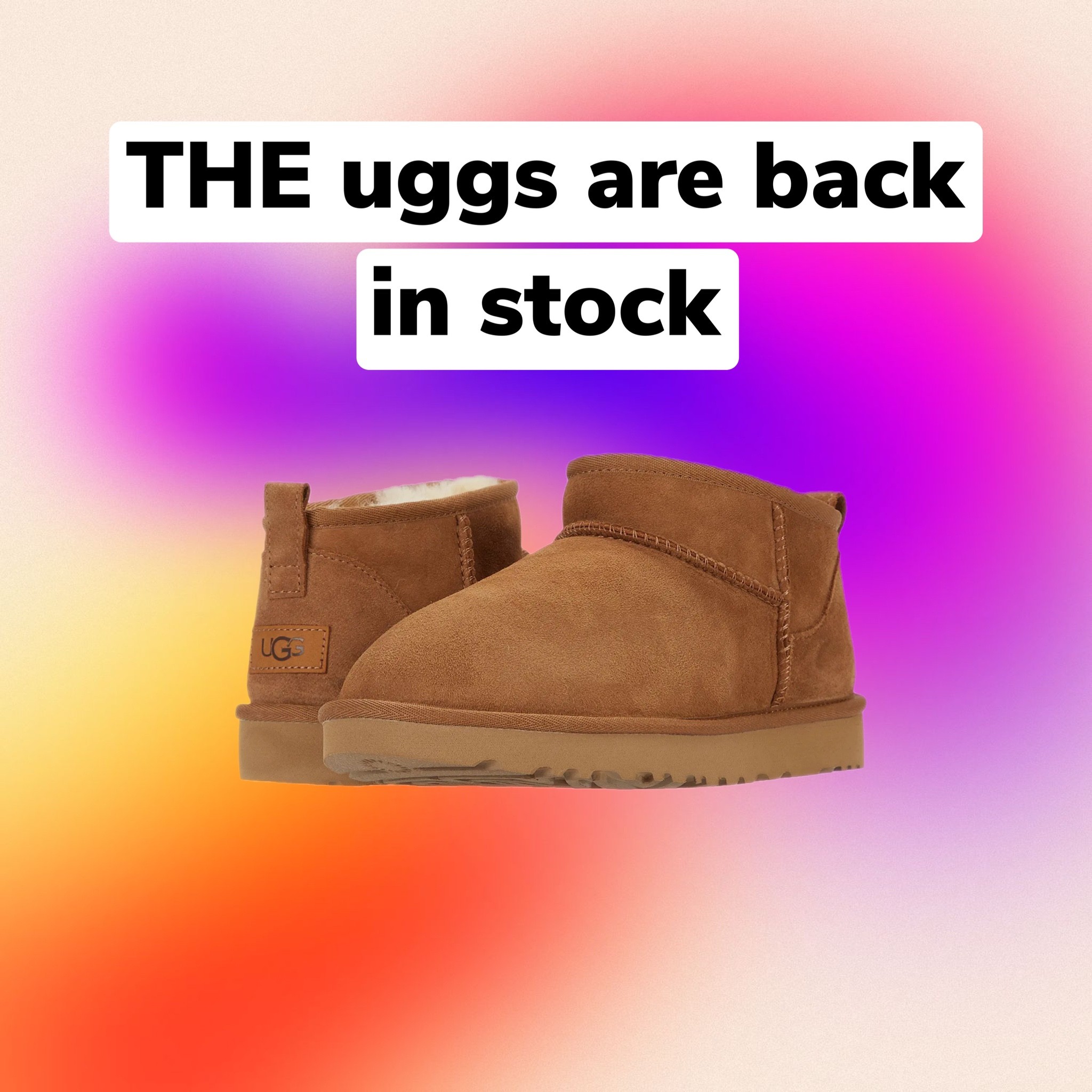 The coveted Uggs are back in stock! You need them. 

#LTKshoecrush #LTKSeasonal #LTKHoliday