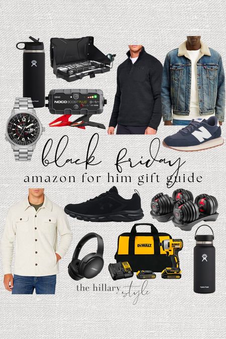 Amazon Black Friday Gift Guide for Him: Ideas for husbands, fathers, brothers, sons, etc. Finds in tools, men’s fashion, active gear, shoes, accessories and more all on sale for Black Friday.

#LTKsalealert #LTKCyberweek #LTKGiftGuide