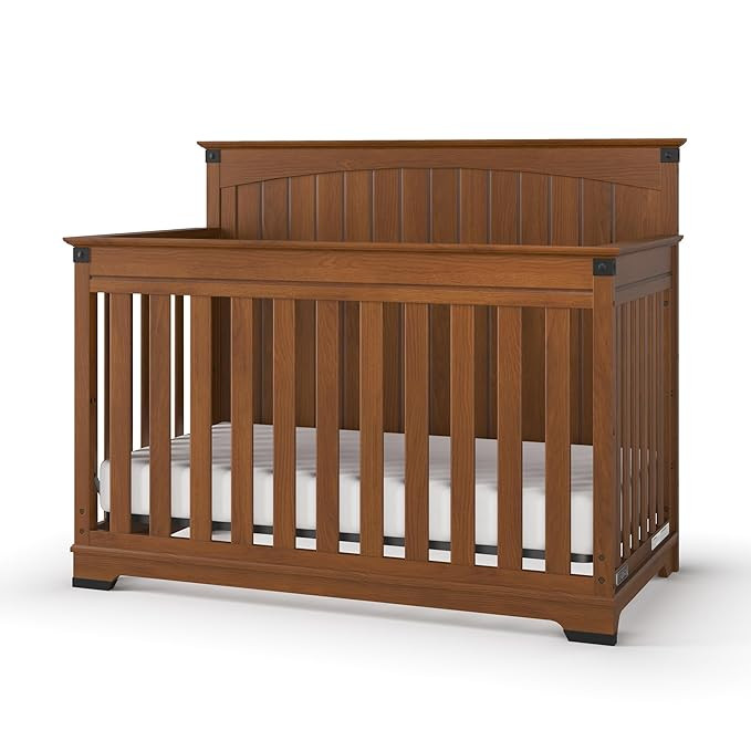 Child Craft Redmond Full Panel 4-in-1 Convertible Crib, Baby Crib Converts to Day Bed, Toddler Be... | Amazon (US)