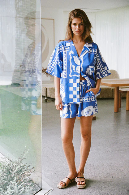 Seona Top - Lemoni Blue | SABO SKIRT (Global)