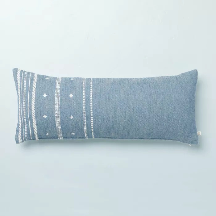 Dotted Stripe Throw Pillow with Zipper - Hearth & Hand™ with Magnolia | Target