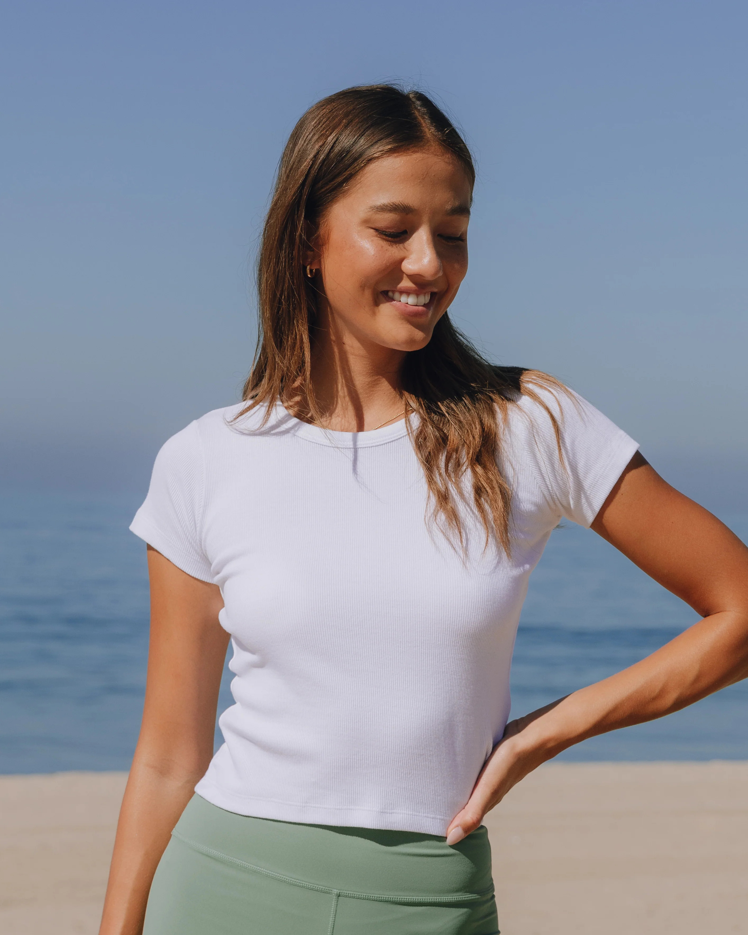 Ribbed Baby Tee | Daily Drills