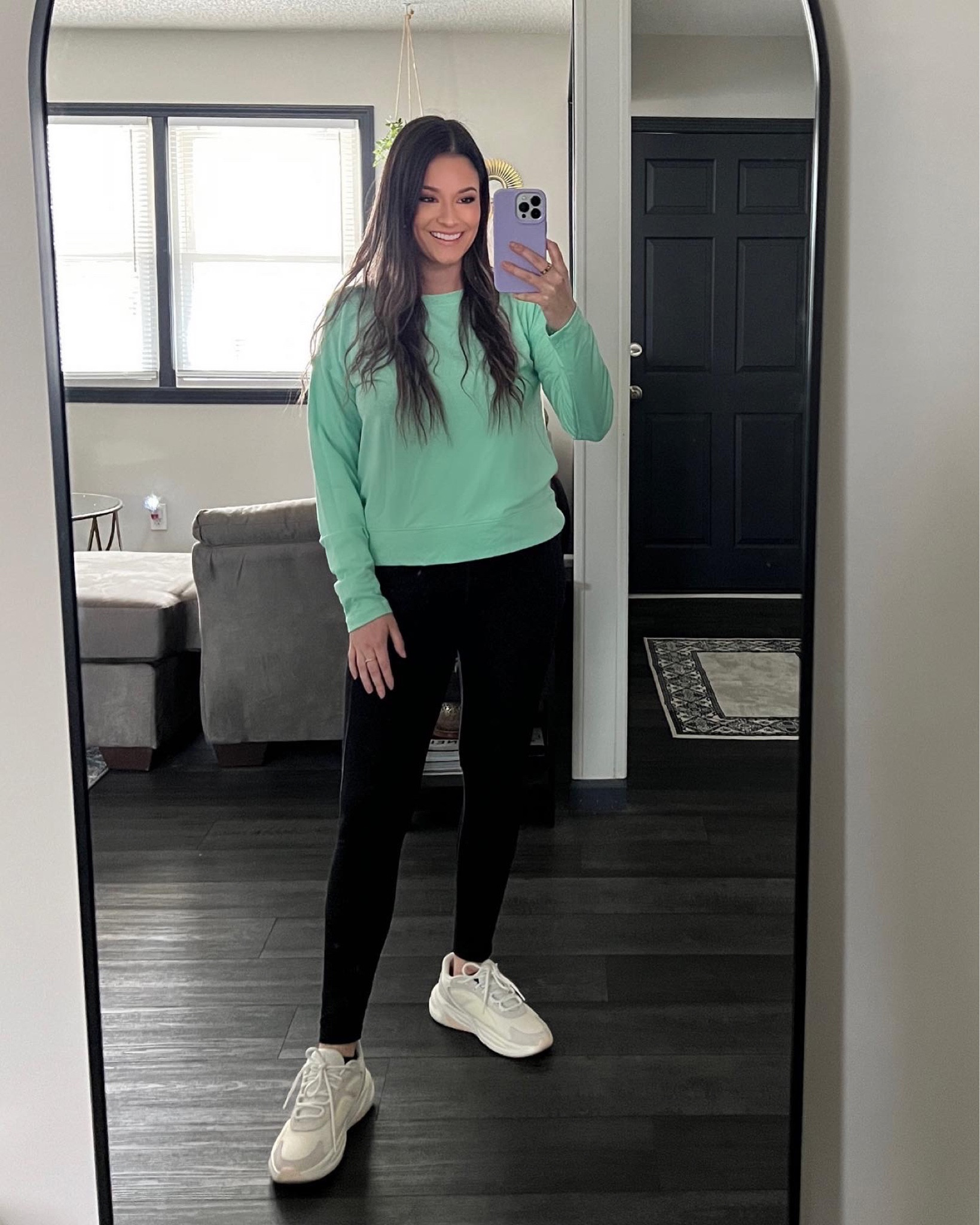 This top is on sale for $10 🤩 comes in the cutest colors 💚 | top | pullover| sweatshirt | sale | long sleeve | ootd | comfy | casual outfit | 

#LTKFind #LTKfit #LTKsalealert