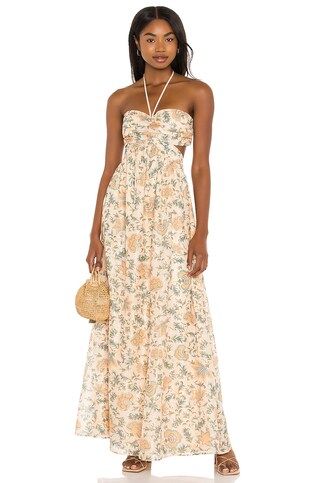 House of Harlow 1960 x Sofia Richie Yasmina Maxi Dress in Paisley Floral Multi from Revolve.com | Revolve Clothing (Global)