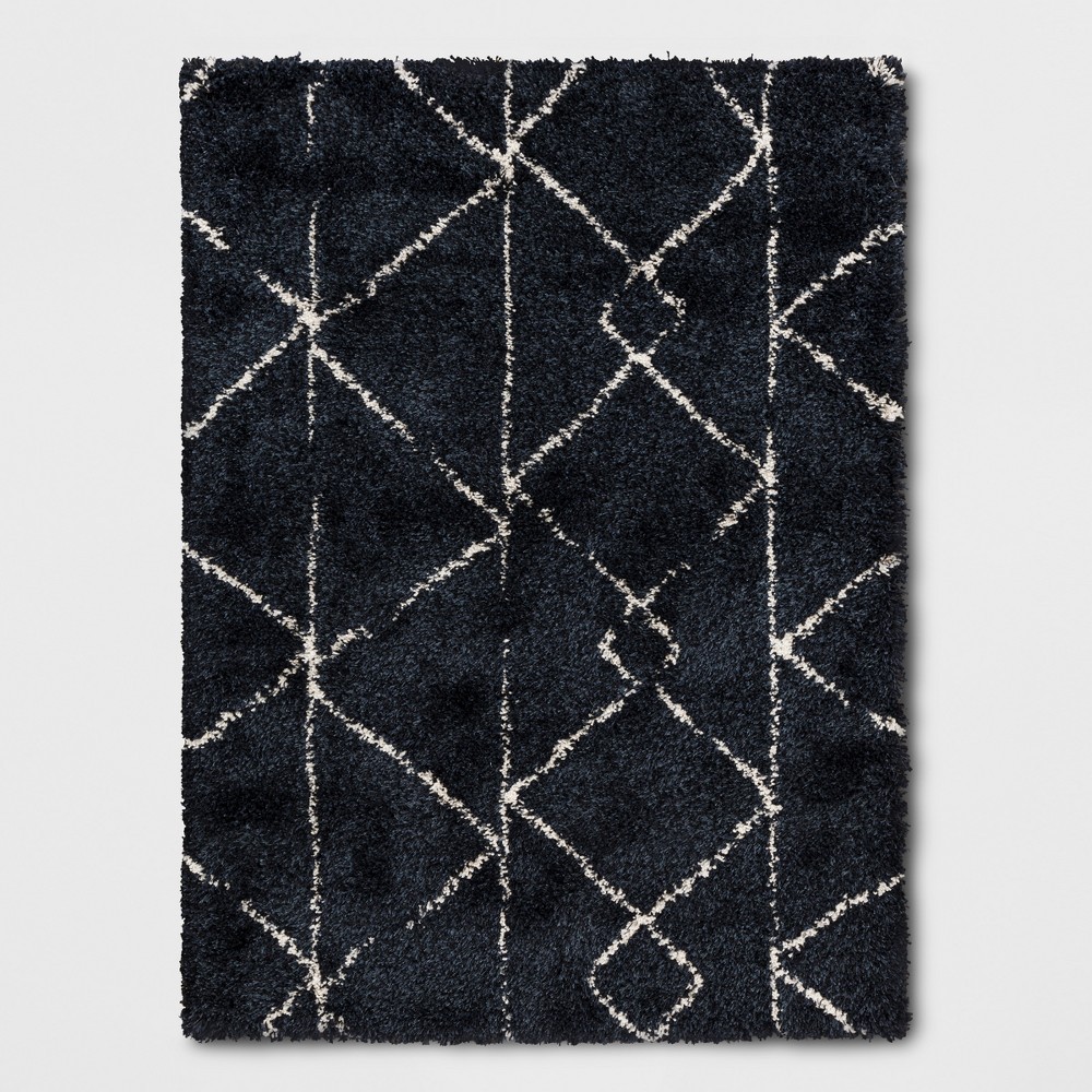 Navy (Blue) Diamond Woven Area Rug 5'3x7' - Project 62 | Target