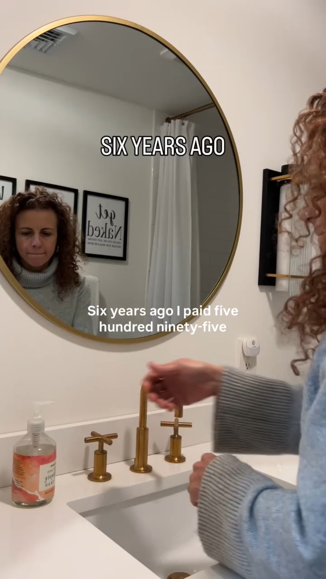 Six years ago, this @kohler bathroom faucet felt like a big investment.

Now it’s selling for hundreds more.

That’s when you know you chose something timeless.

Sometimes the pieces you truly love end up being the best investments.

#bathroominspo #bathroomfaucet #goldfaucet #bathroommakeover #guestbathroom