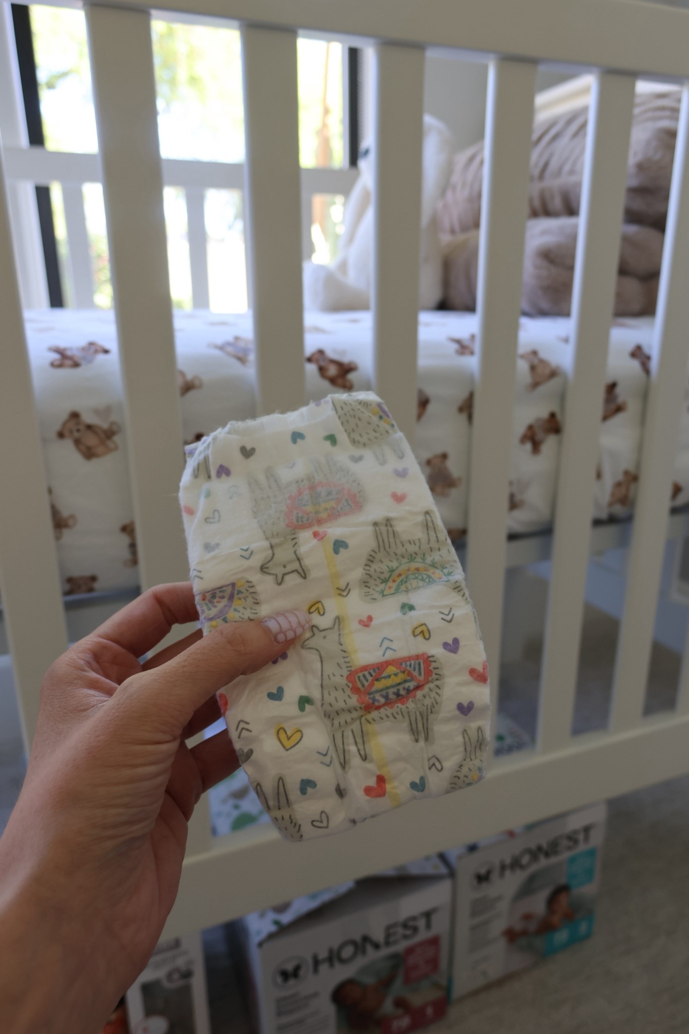 Look at how little these diapers are 😭🥹 I am so ready for a newborn! I love The Honest Company AND The Grove. Make sure to use “ASH25” for 25% off! 

#newborn #diapers #baby #essentials 

#LTKHome #LTKmomlife #LTKBaby